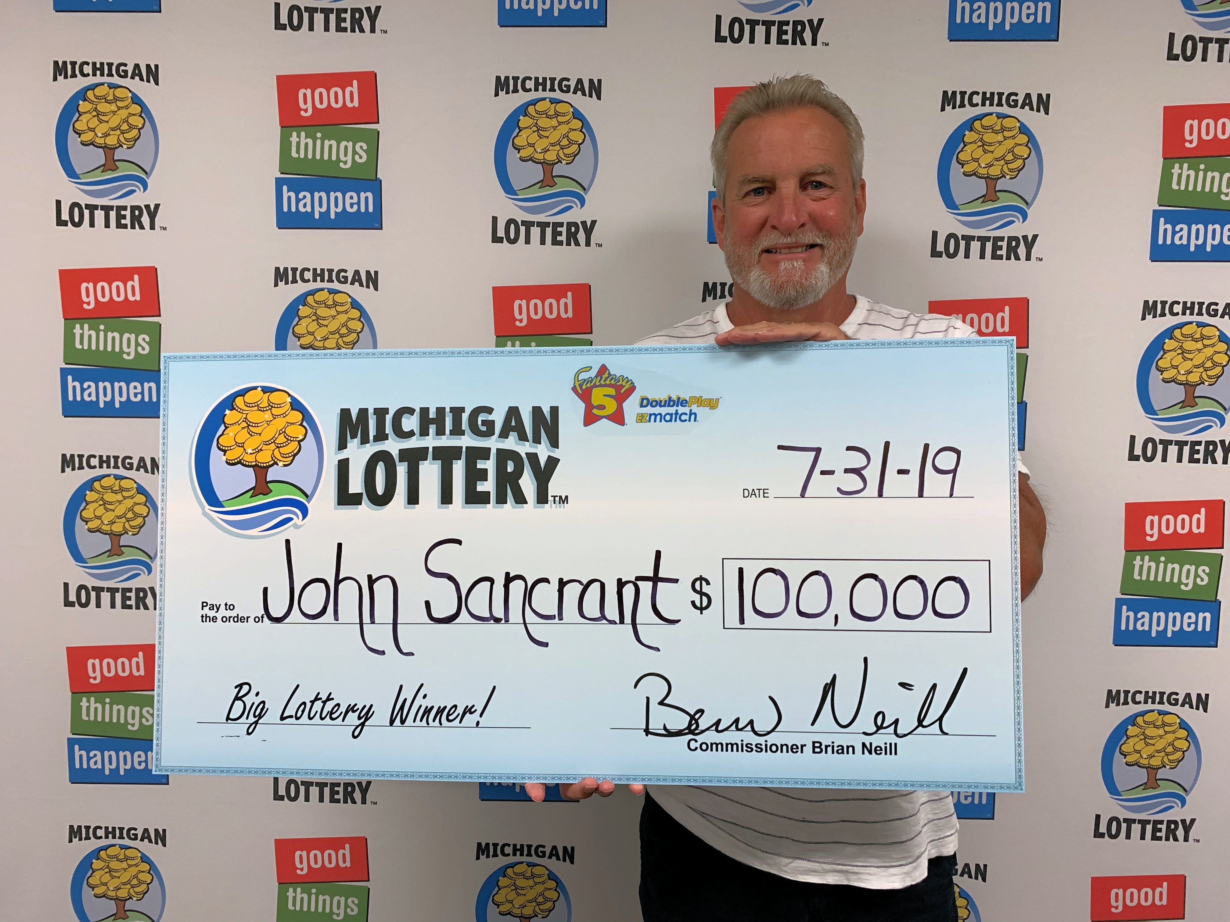 Michigan Lottery: Monroe County man wins second Fantasy 5 jackpot