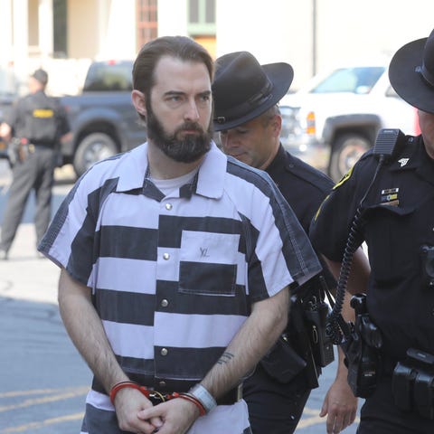 Tim Dean is taken into court to be sentenced on Fr