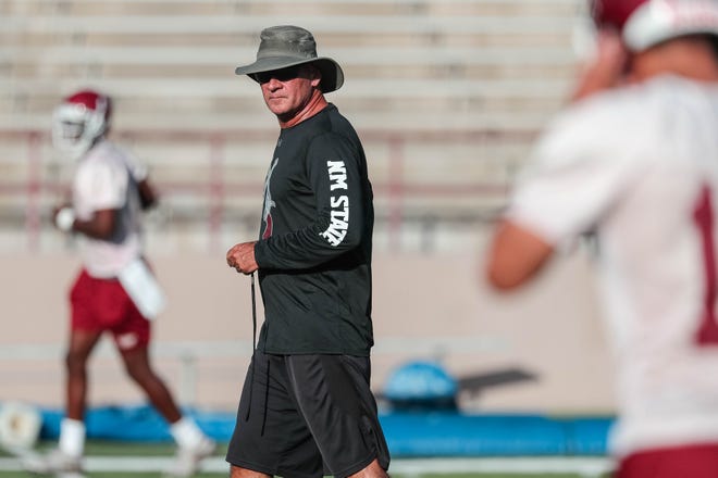 New Mexico State football coach Doug Martin's program has had an up and down offseason, which now includes the cancellation of spring practice due to COVID-19.