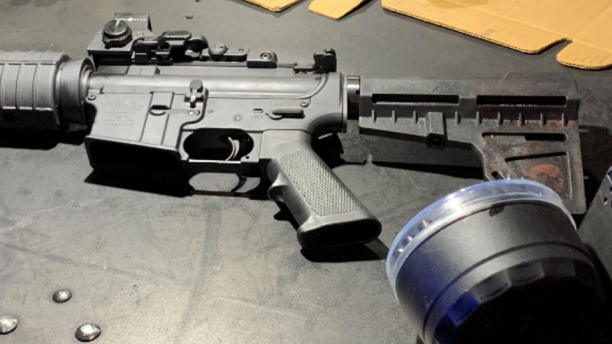 The firearm used to kill nine and wound 27 more in Dayton early Sunday morning.