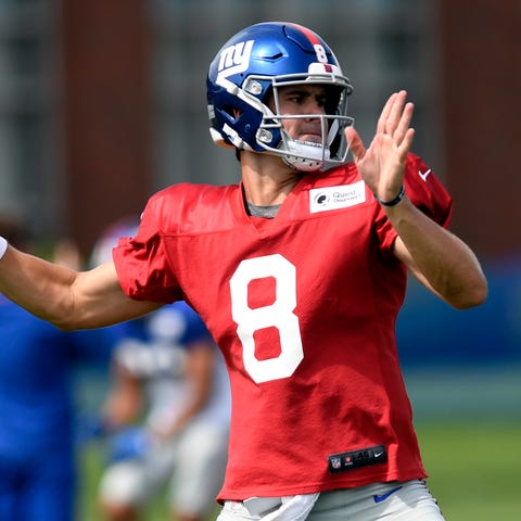New York Giants rookie quarterback Daniel Jones th