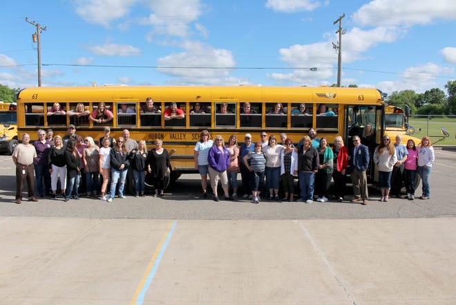 HVS transportation employees at their annual end-of-the-year picnic in 2018.