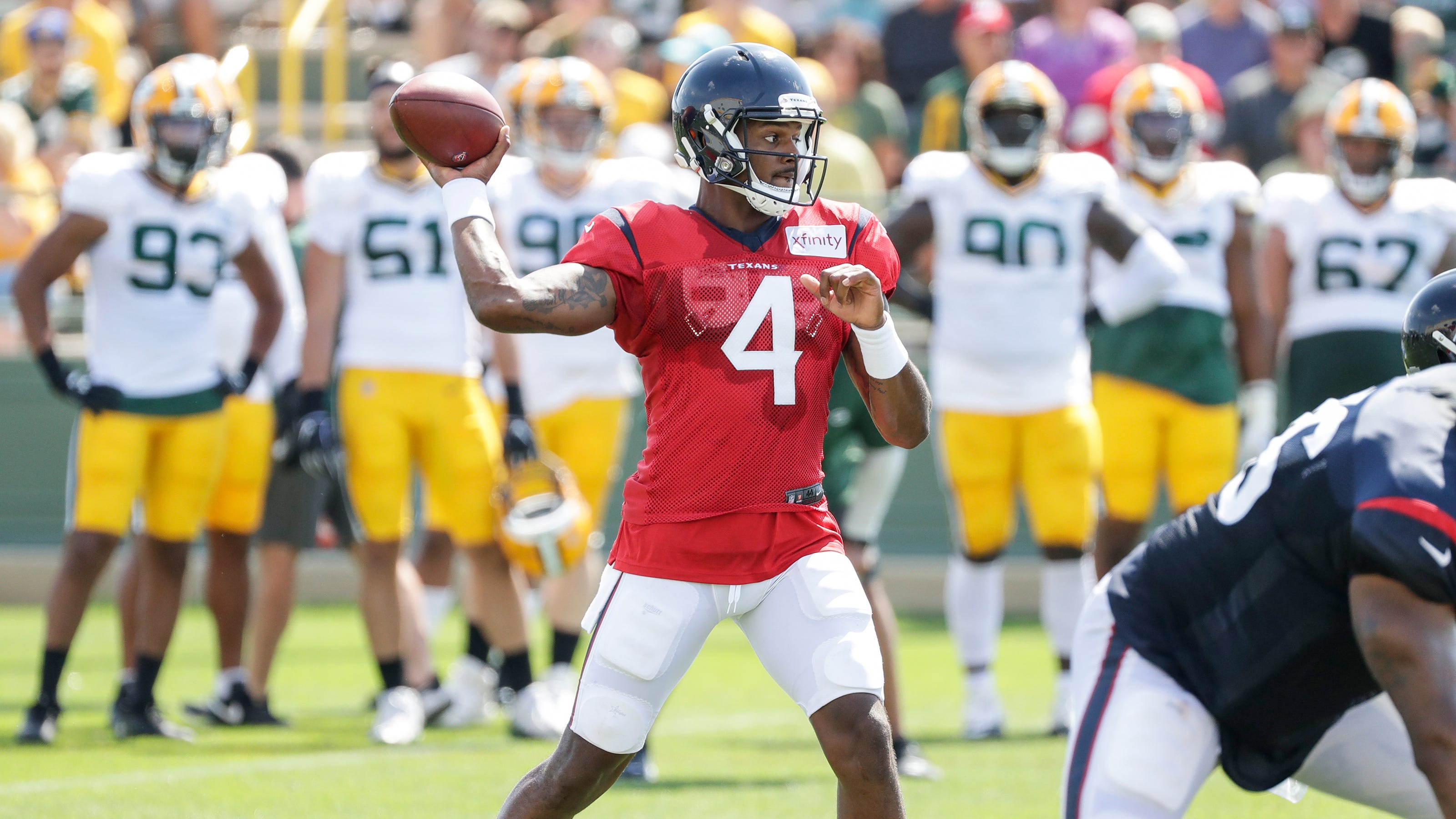 Green Bay Packers Deshaun Watson Texans Wr Present Problems
