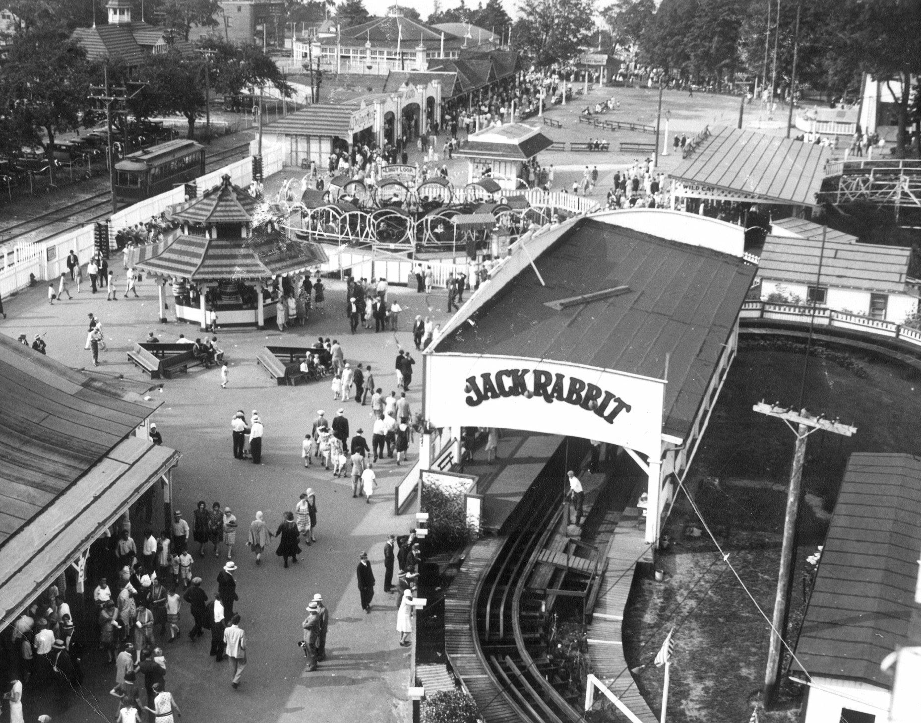 Seabreeze Amusement Park back in the 1920s