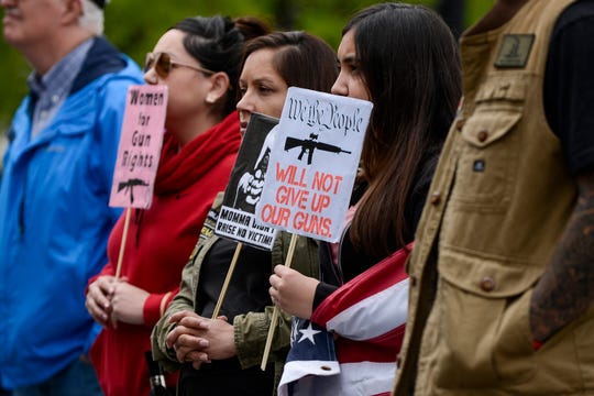 Rally in Denver on May 18, 2019.