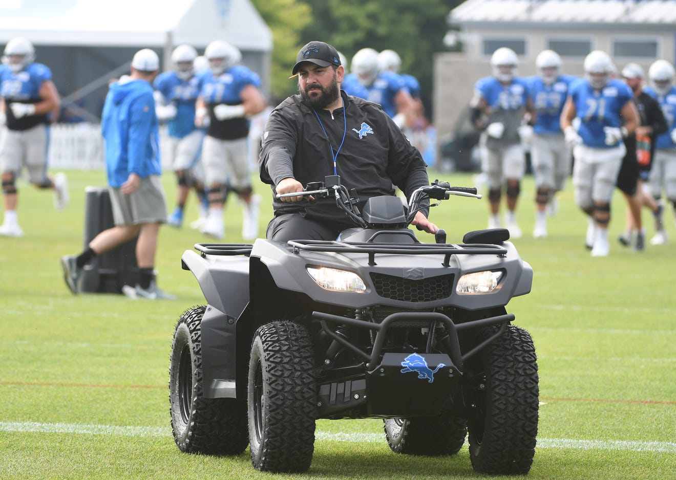 Lions' Matt Patricia uncertain to coach from sideline for preseason opener