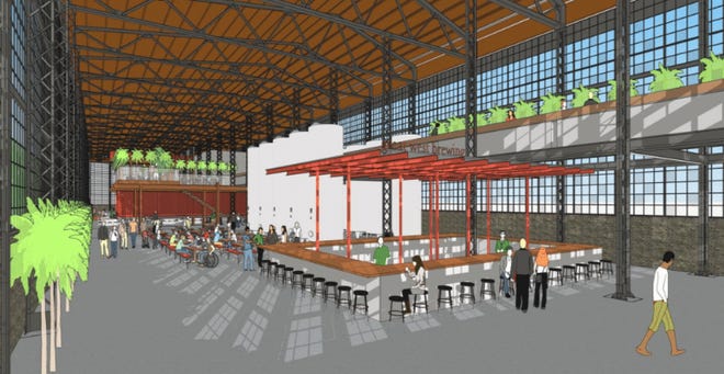 Chicago-based Baum Revision Group is proposing to rehabilitate a 40,000-square-foot building at 6771 W. National Ave. in West Allis and create a 10,000-square-foot event space and perhaps an accompanying brewery or café.