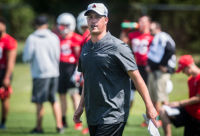 Ball State offensive coordinator and running backs coach Kevin Lynch comes from a family of coaches. And he's confident ahead of his first season as BSU's offensive coordinator.