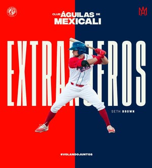 Seth Brown llega como cuarto extranjero a los Águilas.