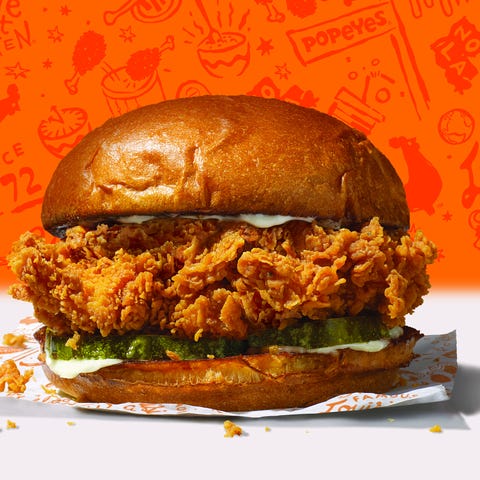 Popeye's new chicken sandwich will be available na