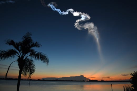 A United Launch Alliance Atlas V rocket blasted off Cape Canaveral Air Force Station Launch Complex 41 on Aug. 8, 2019.