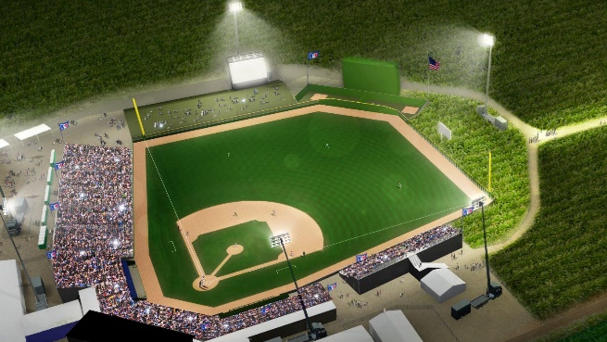 Field Of Dreams Iowa Mlb Game Goimages Radio