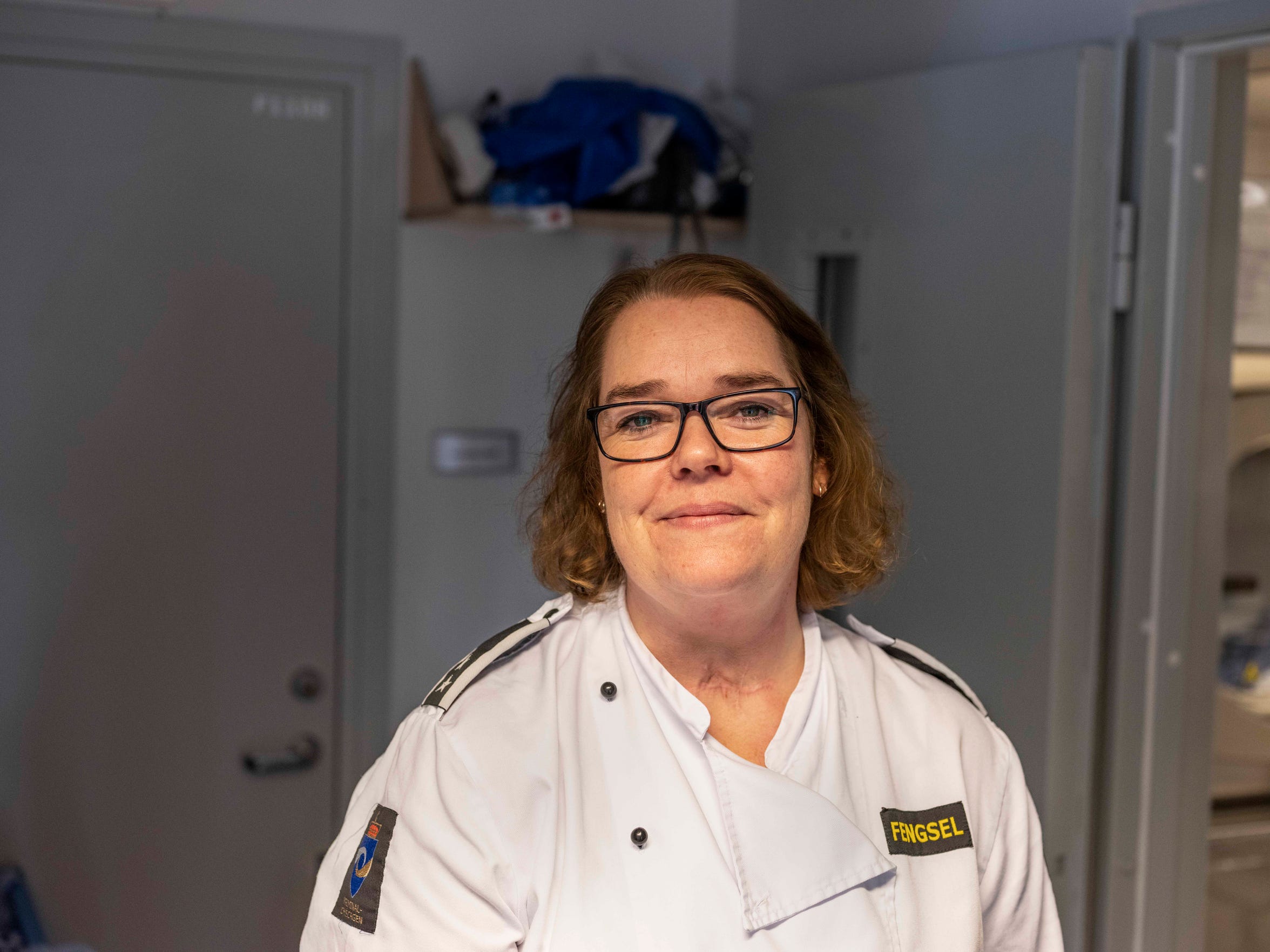 Chef Marie Maereid directs the kitchen at Halden Prison in Norway. Inmates are allowed to use knives, and prepare gourmet meals for diners at the prison's restaurant. 