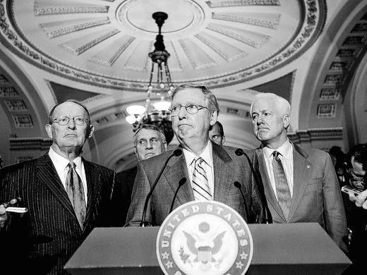 Mitch McConnell: Background checks 'front and center' on gun control