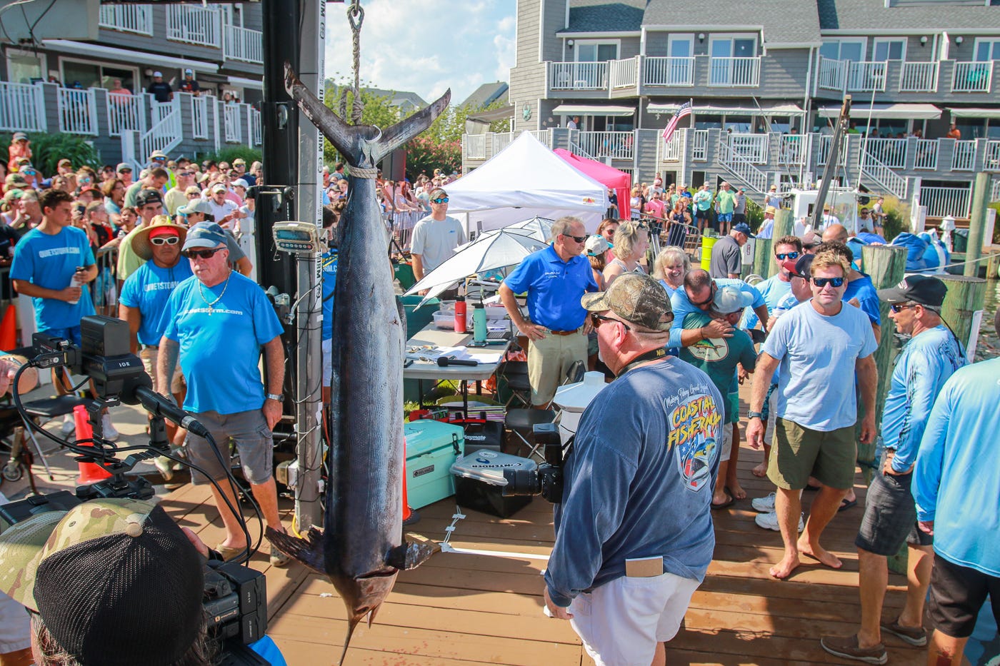 White Marlin Open 2019 Tom Hinkle of Ocean City lands top white marlin
