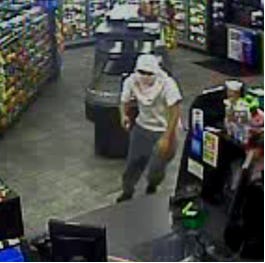 Police are searching for this man in connection to a robbery at the Sunoco in Spring Garden Township. Photo courtesy of Spring Garden Township Police.
