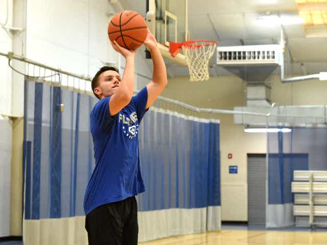 Chance Church Makes Switch From Lefty To Righty On Basketball Court