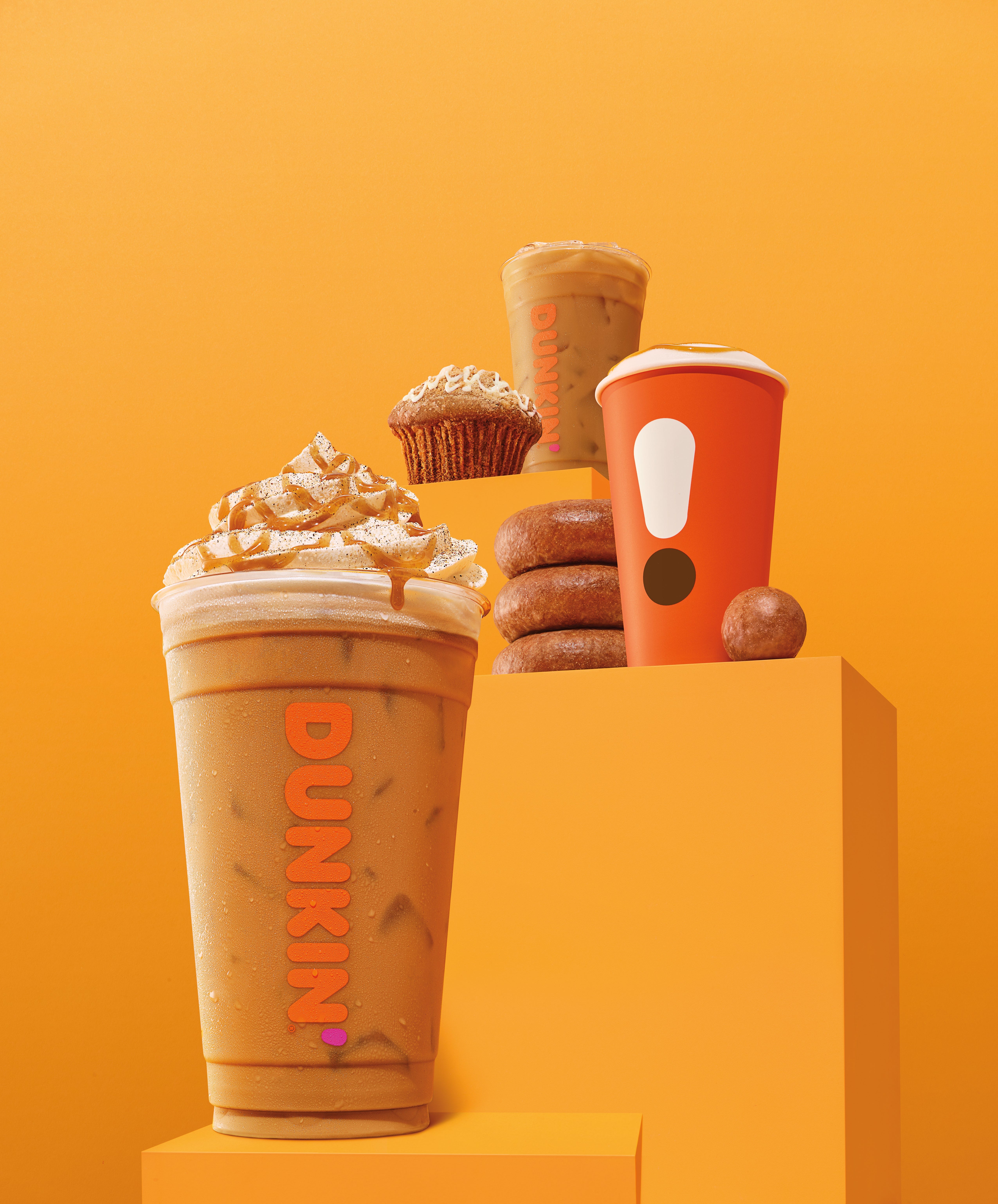 Pumpkin spice time Dunkin' pumpkin and fall menu arrives Aug. 21