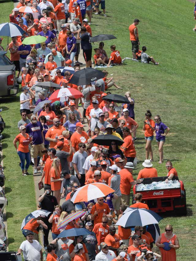 Fan Day A Celebration Of All Things Clemson Football Before