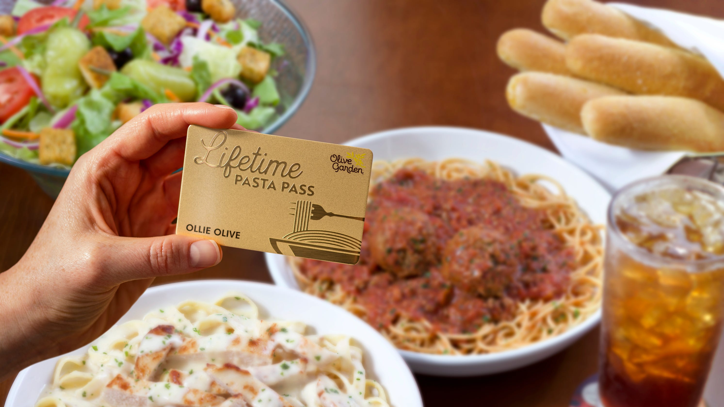 Olive Garden Offers Lifetime Pasta Pass