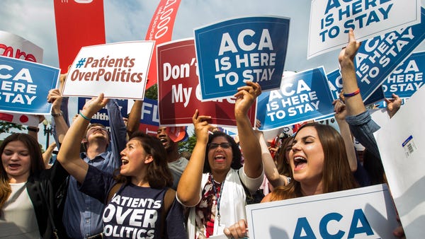 Supporters of the Affordable Care Act exulted in 2