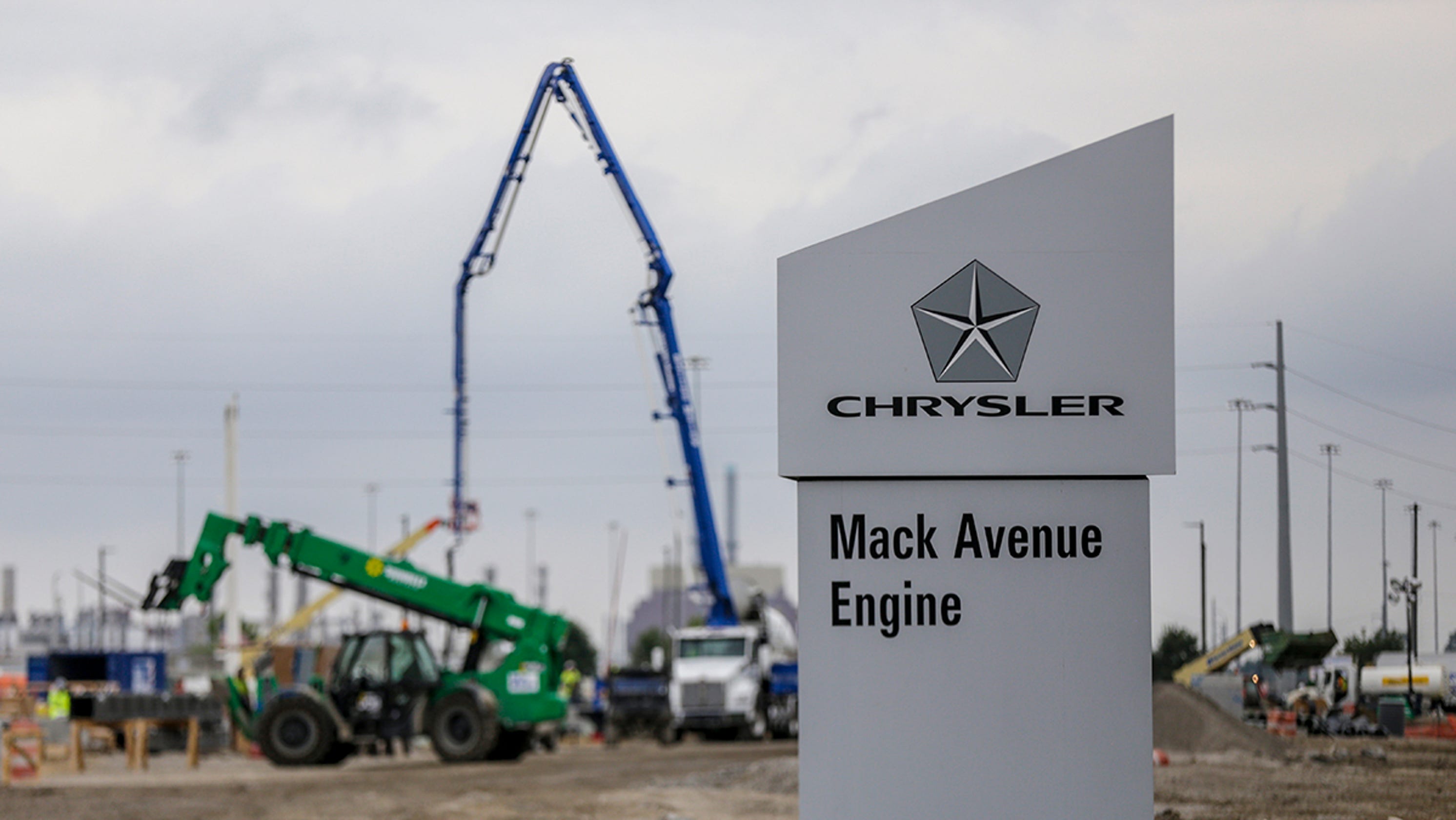 First Vertical Column Set For Fca Paint Shop On Detroit S