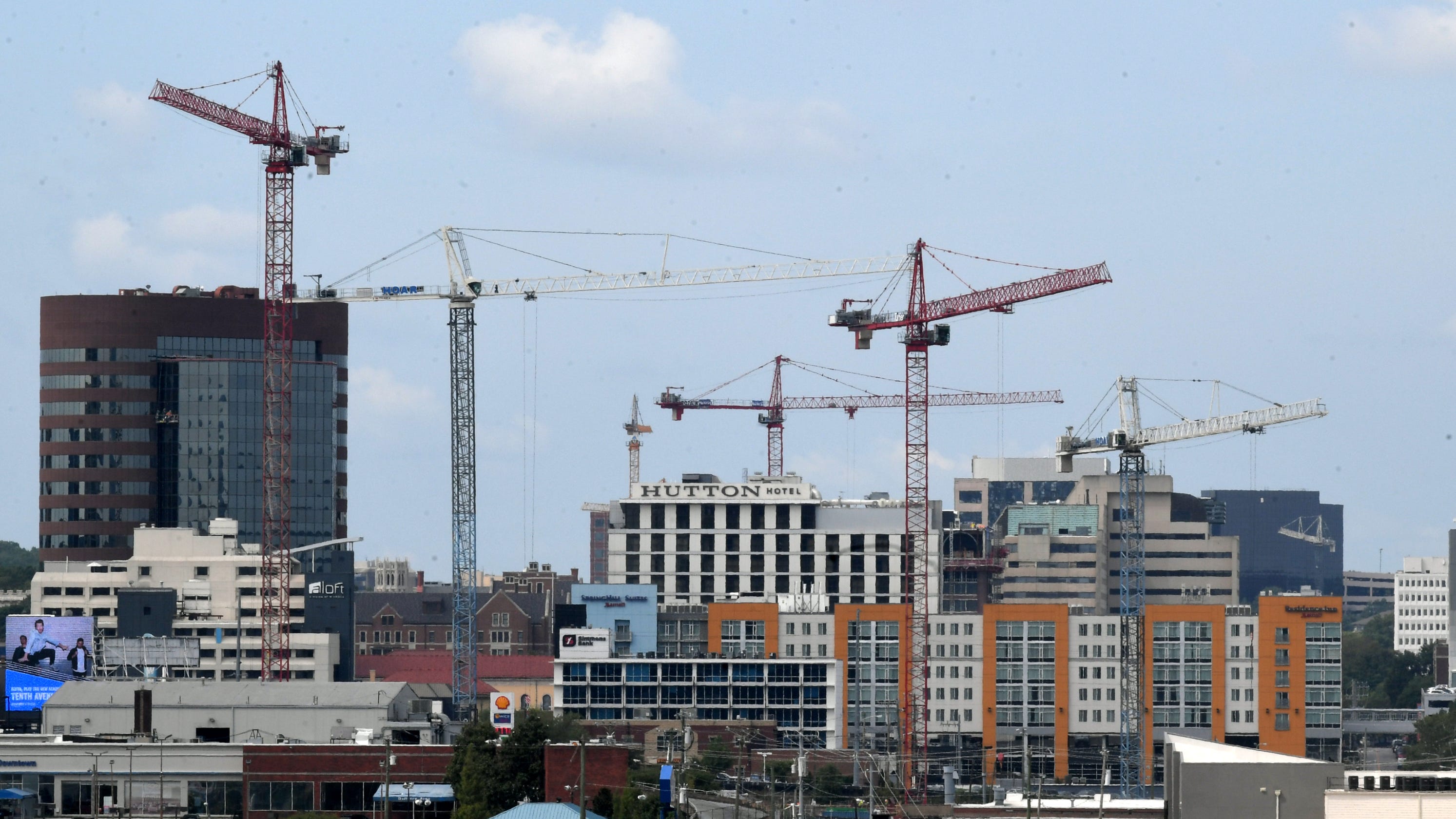 Your guide to new construction and the cranes over Nashville's skyline