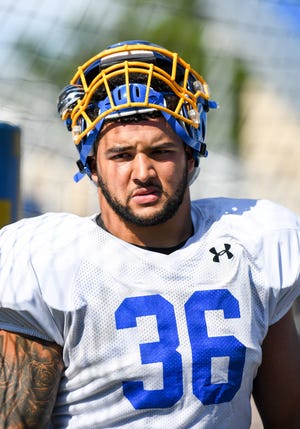 After serving an unheralded role as South Dakota State's fullback, Luke Sellers is getting a shot with the Detroit Lions.