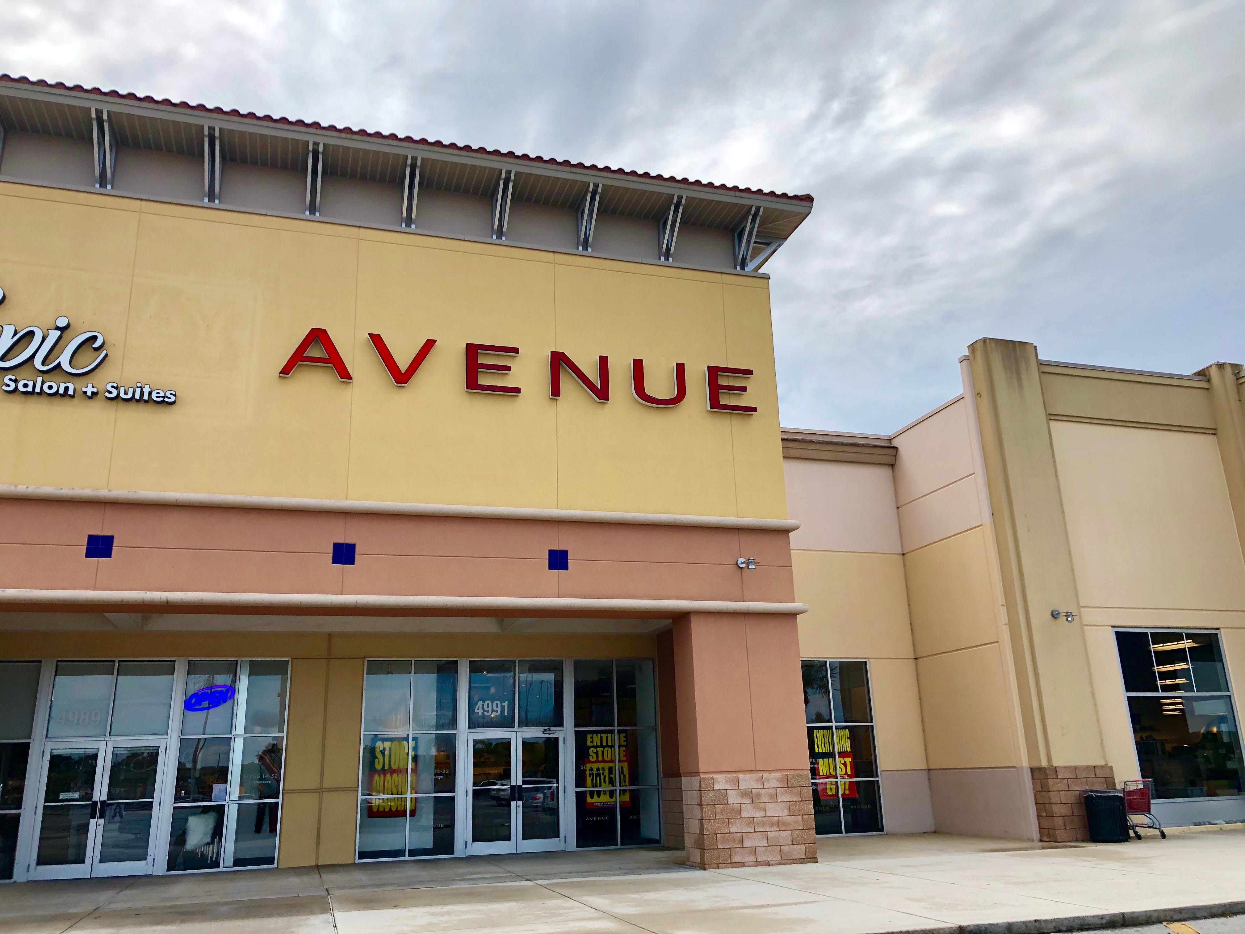 Avenue store closings 2019: Plus-size retailer for bankruptcy