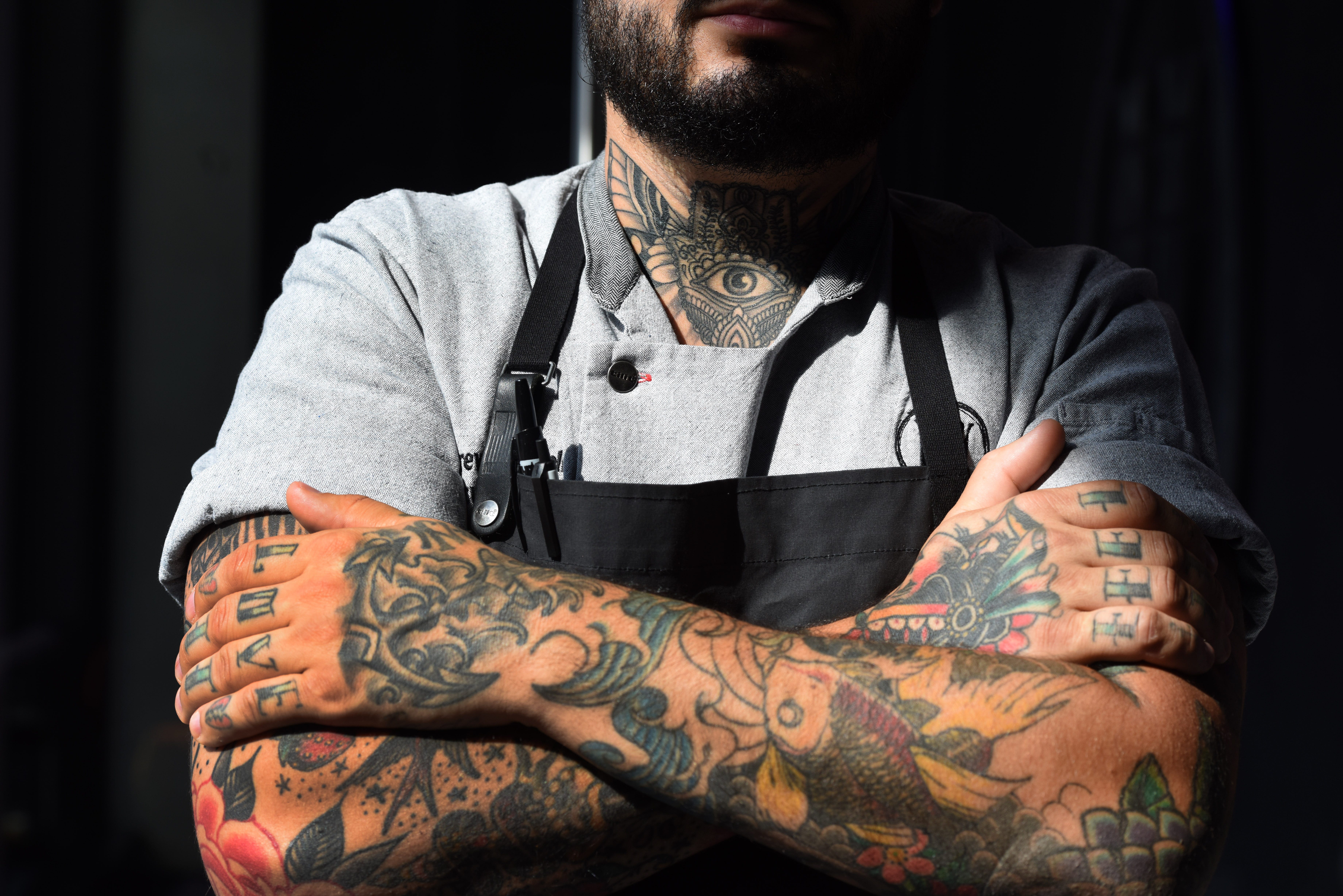 A knife, a fork and tattoos: North Jersey chefs and their inked bodies