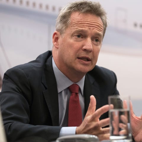 Cathay Pacific Airways CEO Rupert Hogg is out of...