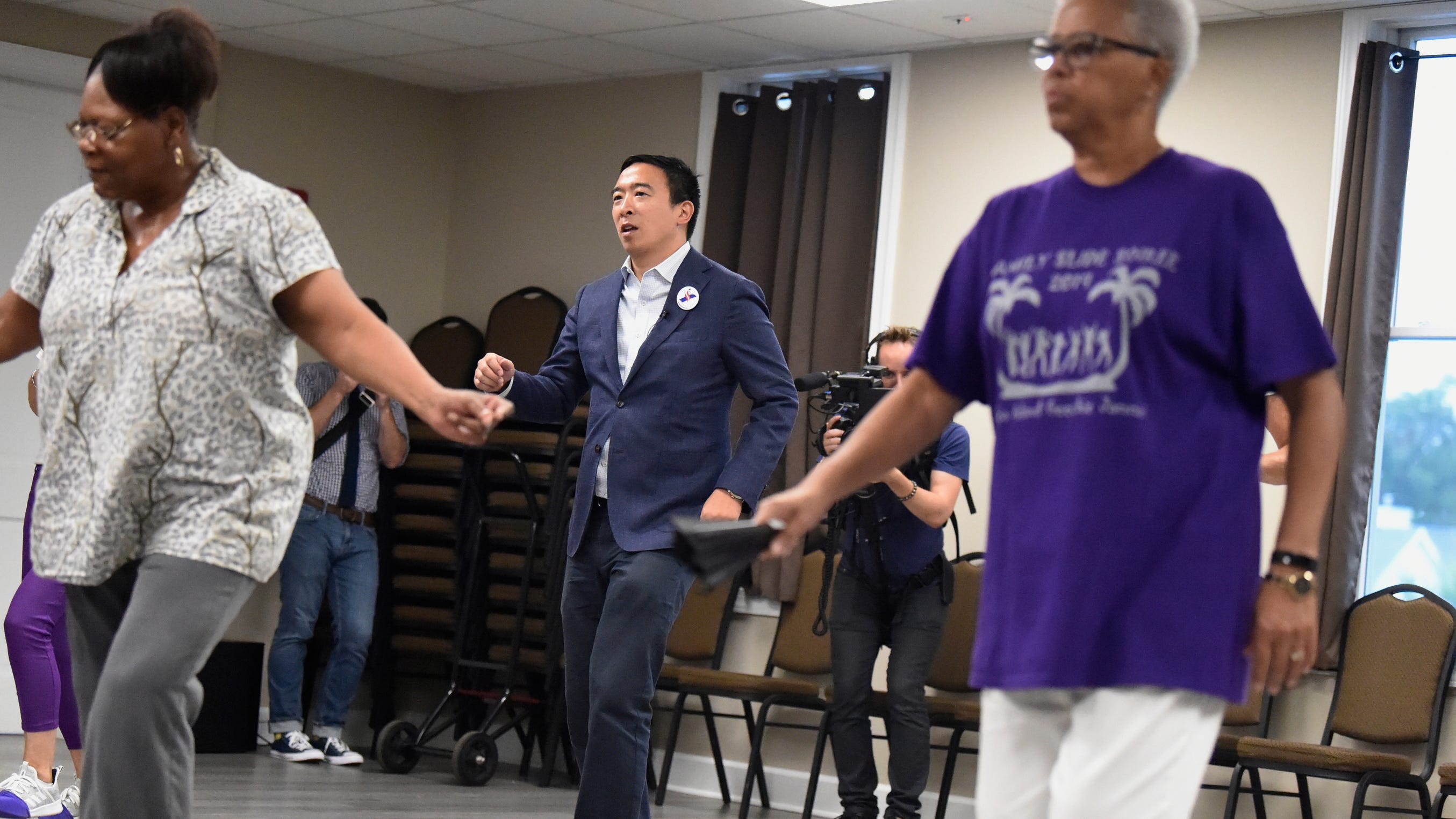 How Andrew Yang Ended Up In A Viral Video Dancing The Cupid Shuffle 