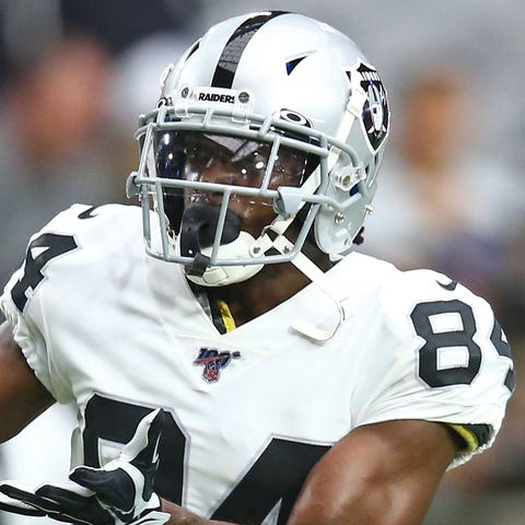 Antonio Brown works out prior to the preseason...