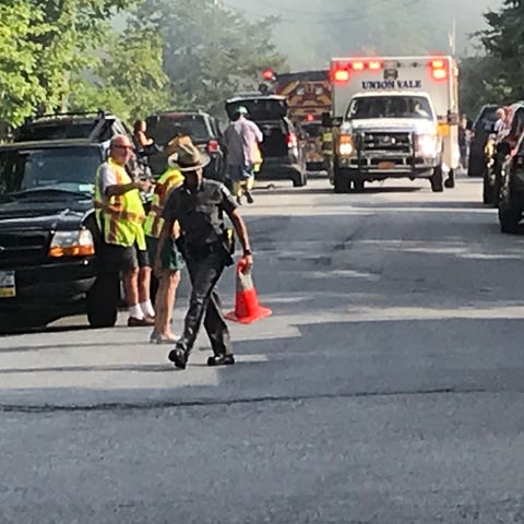 Multiple agencies responded to South Smith Street...