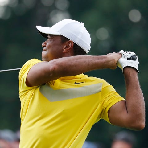 Tiger Woods shot 67 Saturday after back-to-back...