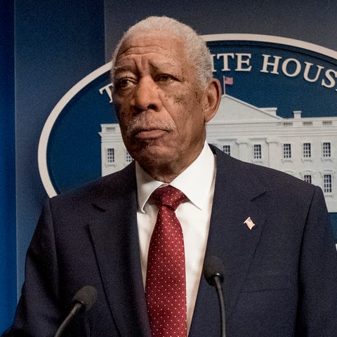 President Allan Trumbull (Morgan Freeman) is the t