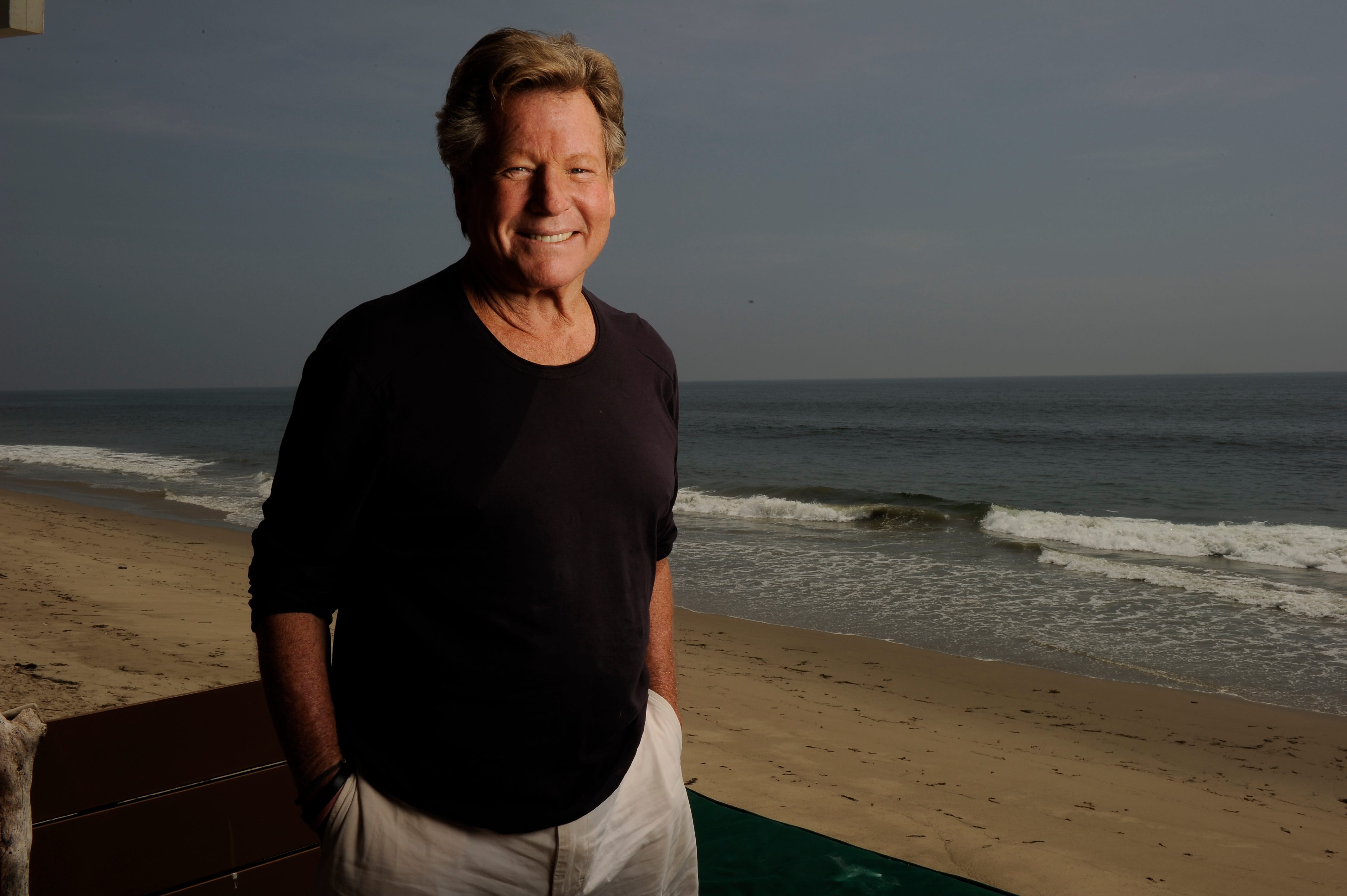 Ryan O'Neal at his Malibu home in 2012.