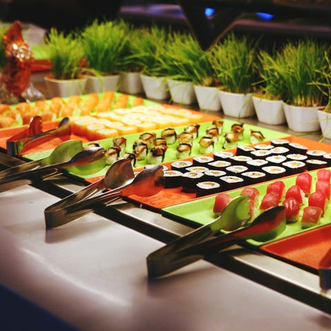 1. Sushi: Although cruise lines take safe food han