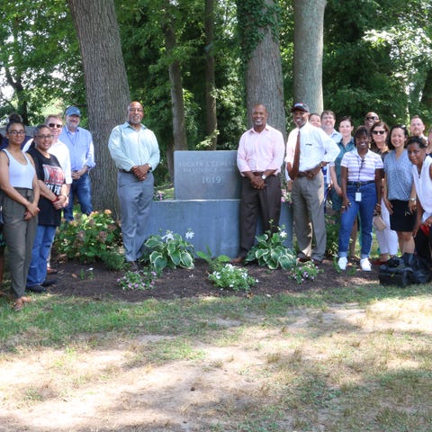 USA TODAY journalists visit the Tucker Family Ceme