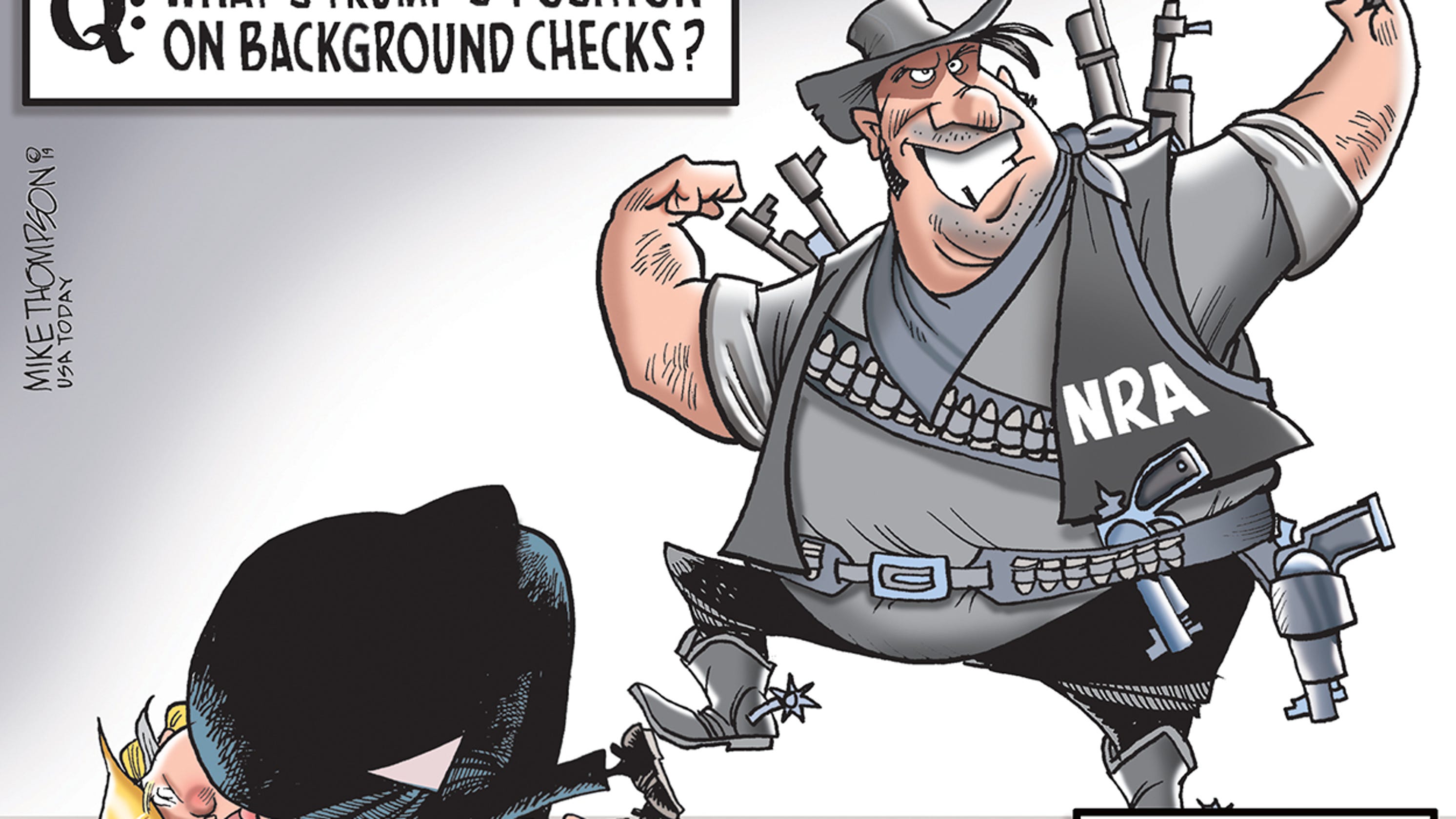 Gun Violence Cartoon