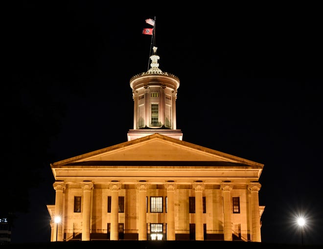 Tennessee state Capitol Wednesday, Aug. 21, 2019, in Nashville, Tenn. 