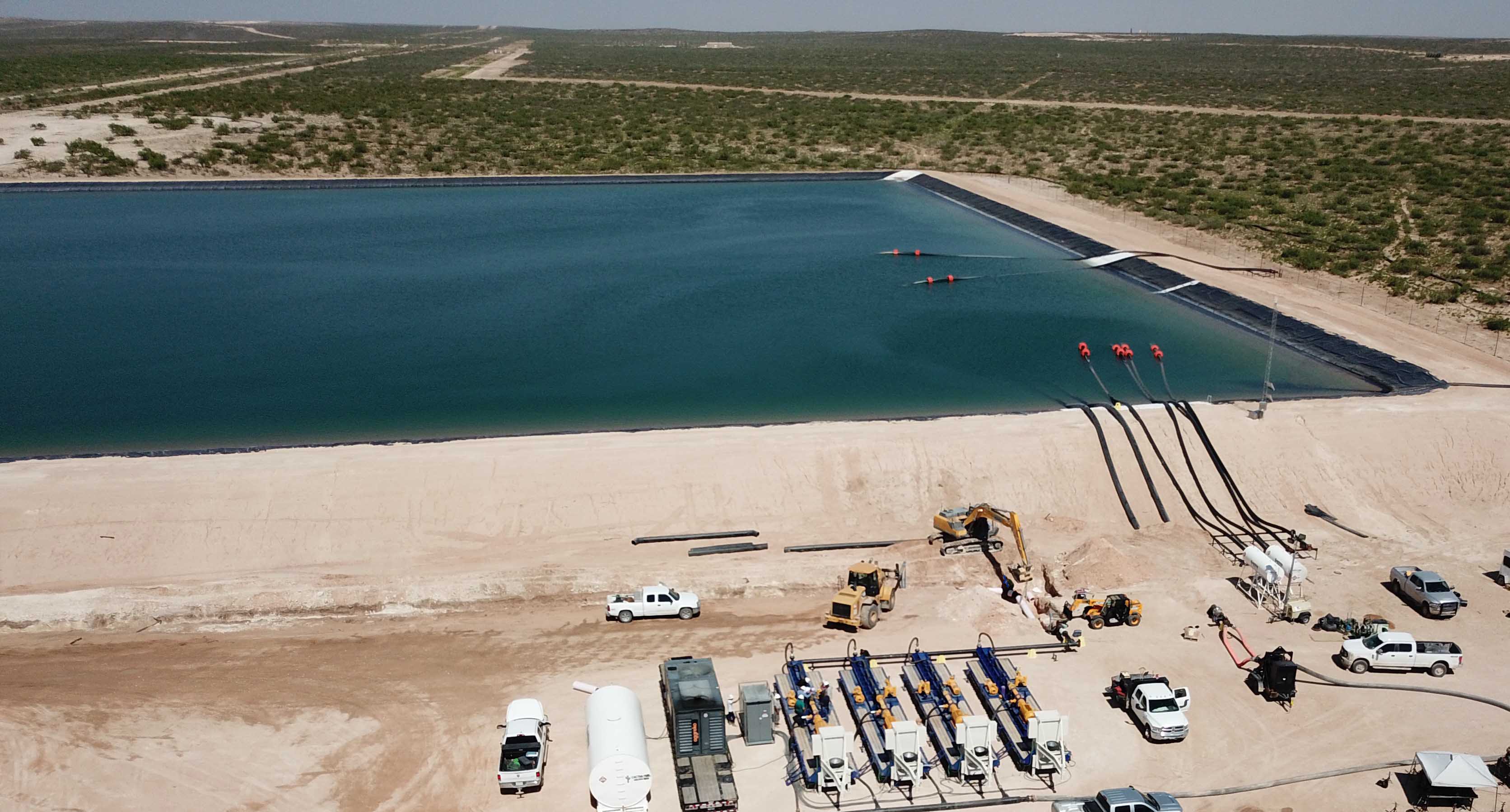 Solaris Water Midstream in Carlsbad owns this water handling facility. CEO Bill Zartler said Solaris operates disposal wells, but to sustain the “unprecedented” growth in oil and gas production in the Permian, companies must look for other alternatives.