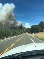 The fast-moving Mountain Fire has grown to 150-200 acres, according to firefighters on the ground.