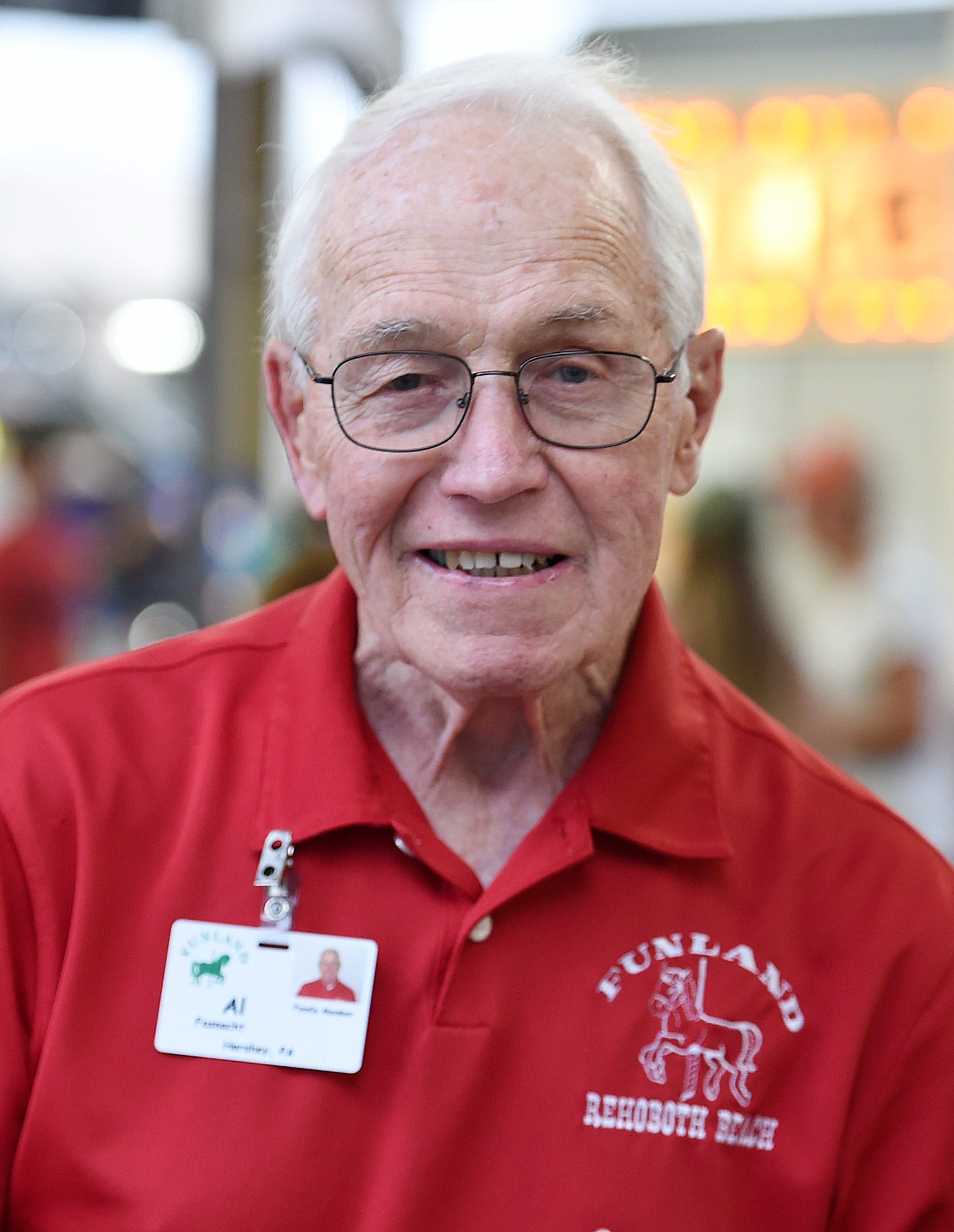 Al Fasnacht, the 90-year-old co-owner of Rehoboth Beach's iconic Funland amusement park, still takes out the trash early every morning and operates the kiddie rides at night.