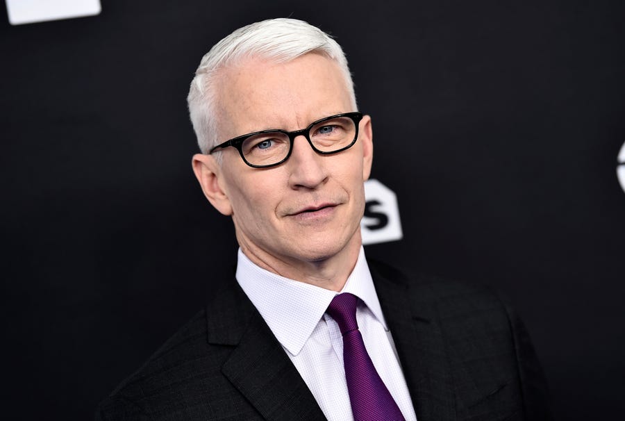 Anderson Cooper at the Turner Networks Upfront on May 16, 2018, in New York.