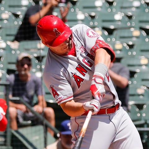 Mike Trout has already set a career-high for home 