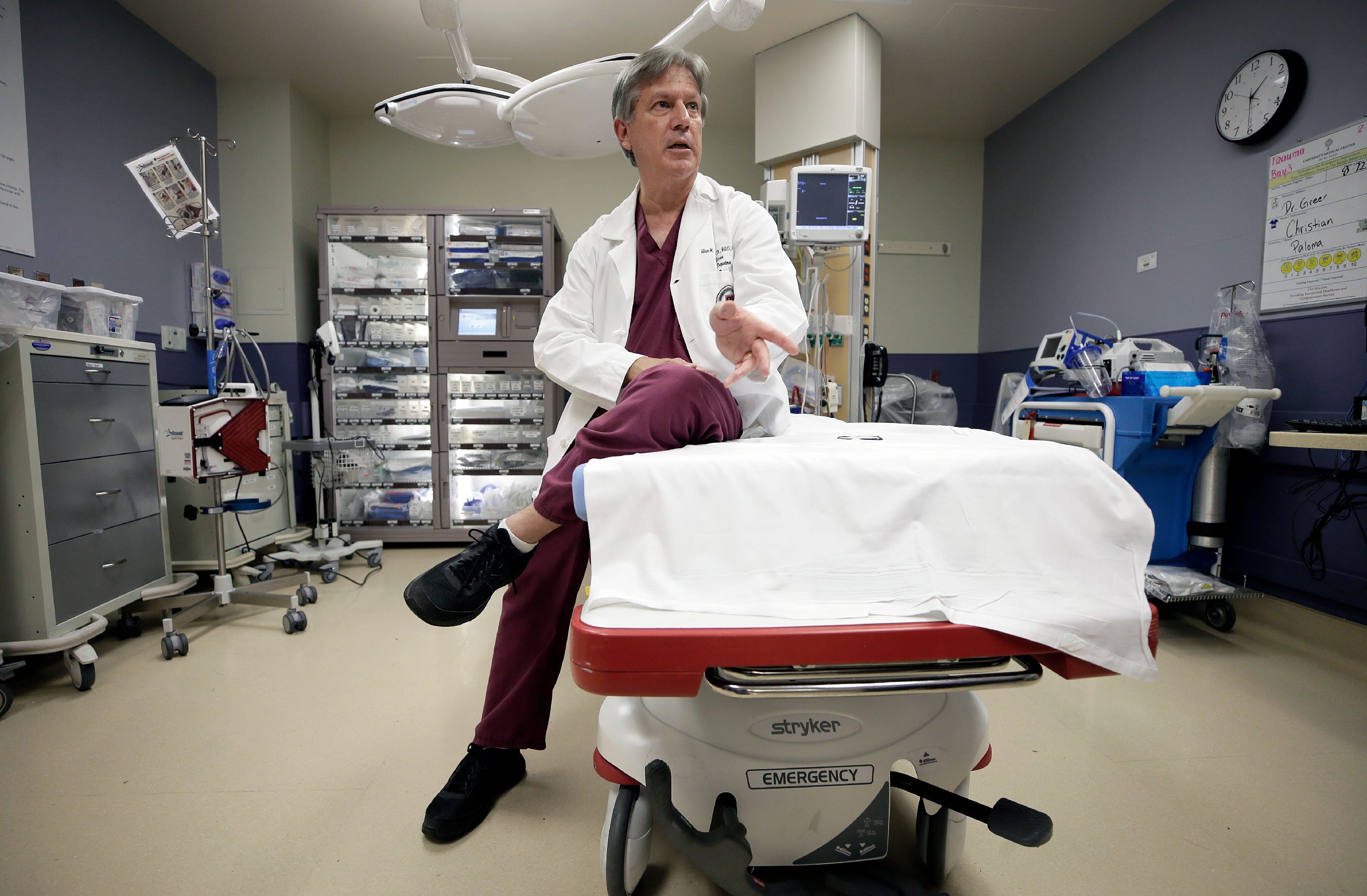 Dr. Alan Tyroch, UMC's trauma medical director and founding chair of surgery at Texas Tech University Health Sciences Center El Paso's Paul L. Foster School of Medicine, talks about his team's response to the Aug. 3, 2019, mass shooting at an East Side Walmart.