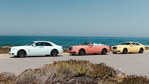 Check out the Rolls-Royce Ghost, Dawn and Wraith a