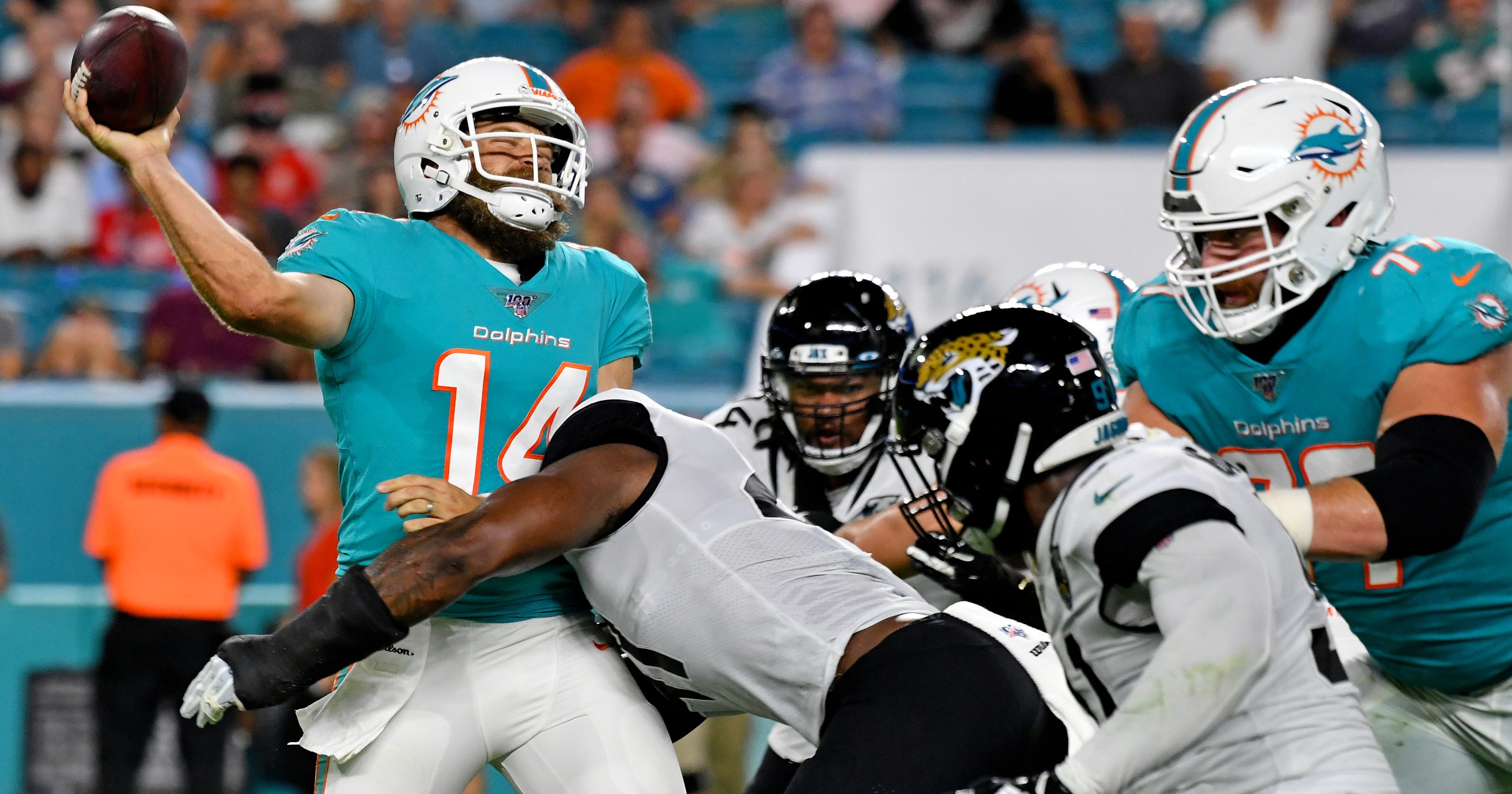 Josh Allen stars in Jaguars vs. Dolphins NFL preseason game