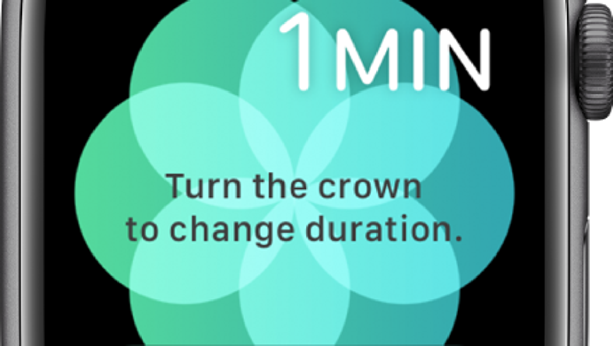 Breathe App on Apple Watch.